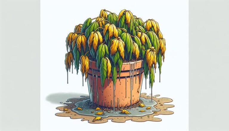 signs of overwatered plants