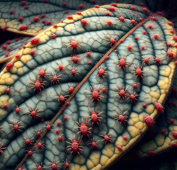 spider mites damage plants
