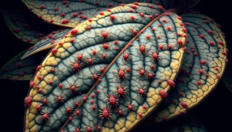 spider mites damage plants