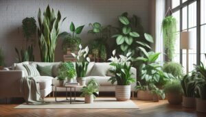 stress relief through houseplants