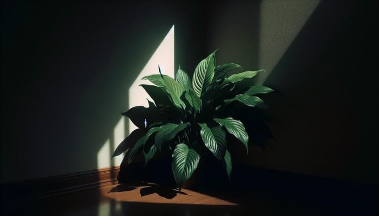 thriving plants in dimness