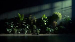 top dark corner plants