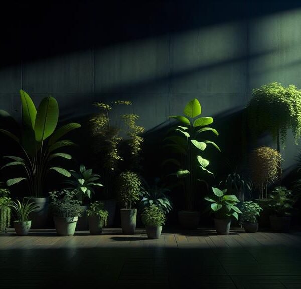 top dark corner plants