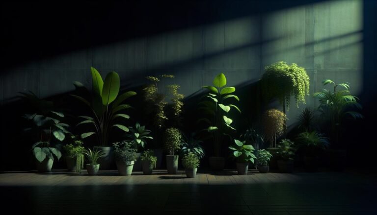 top dark corner plants