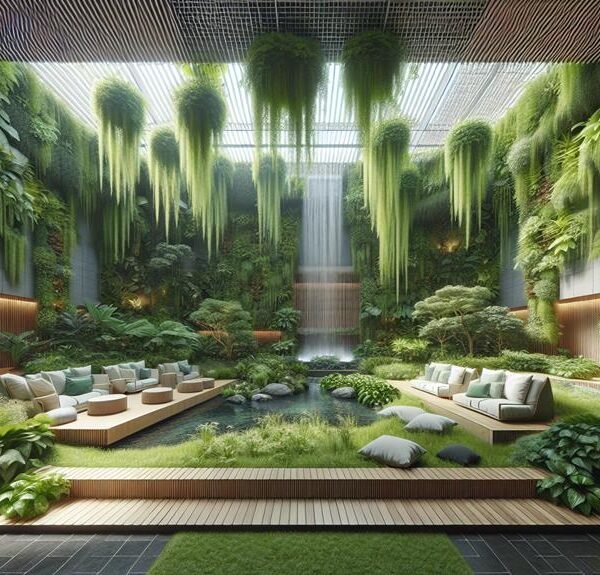 tranquil indoor garden escape
