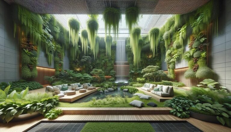 tranquil indoor garden escape