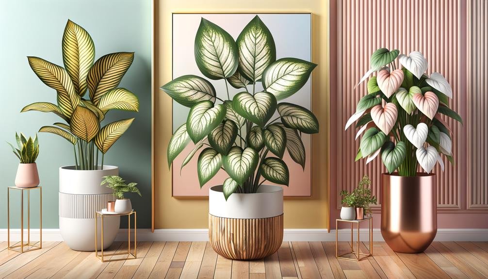 variegated plants for indoors